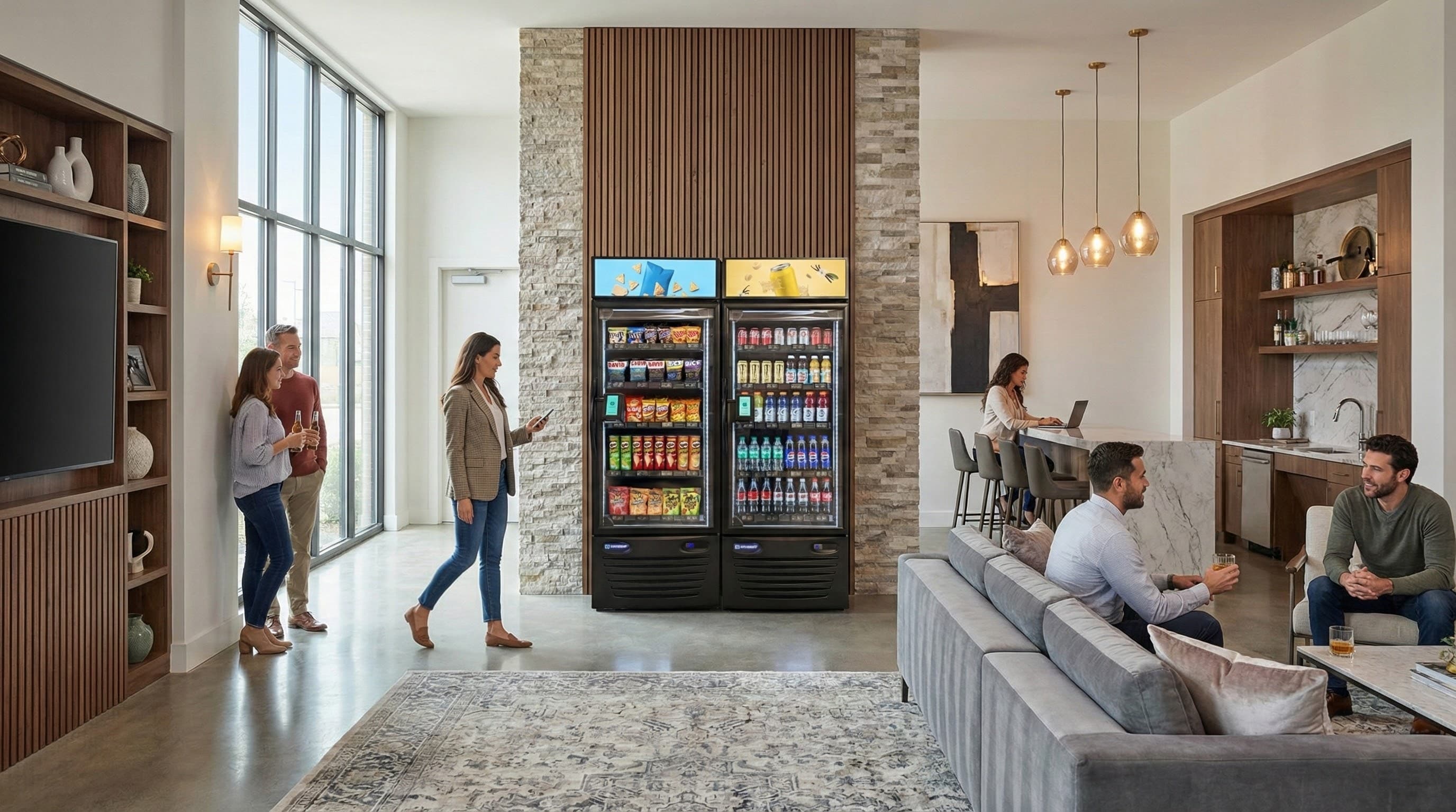 Apartment building amenity